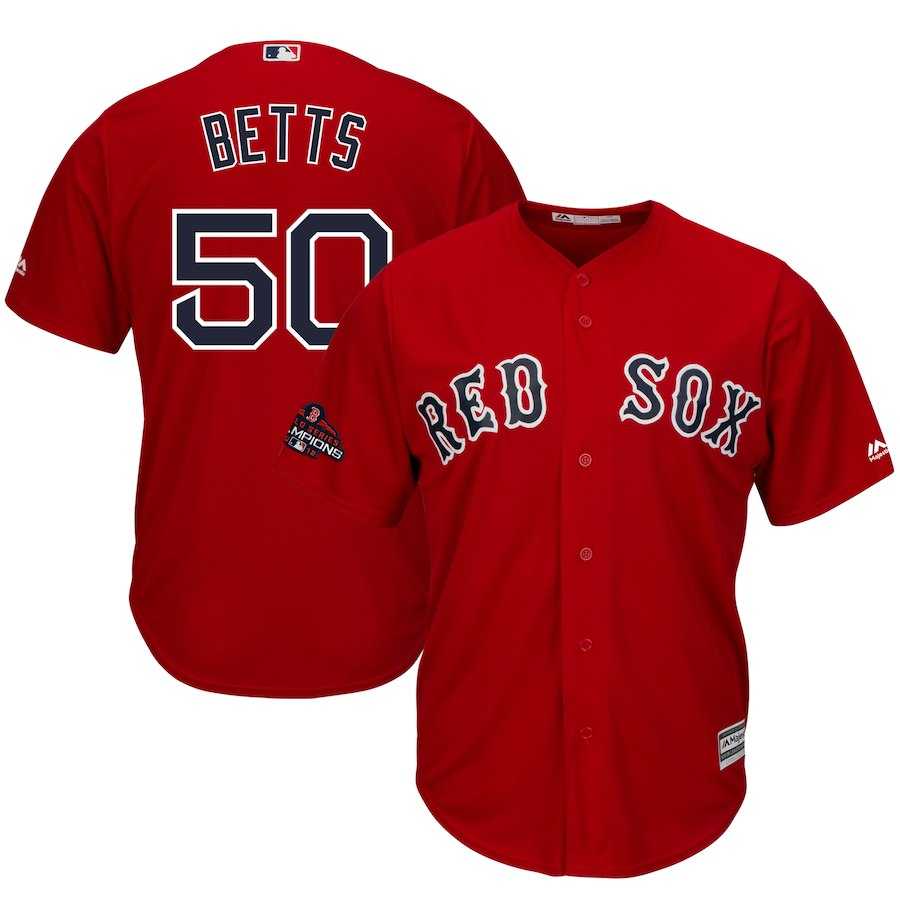 Youth Red Sox 50 Mookie Betts Red 2018 World Series Champions Cool Base Jersey Dzhi,We sell and wholesale Youth Red Sox 50 Mookie Betts Red 2018 World Series Champions Cool Base Jersey Dzhi on line form chian!